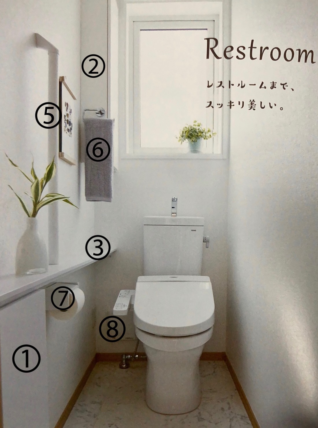【一条工務店】トイレの選べる標準仕様設備（収納やカウンターについて） お も ち B L O G